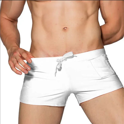 ALSOTO Men's Swim Drawstring Shorts