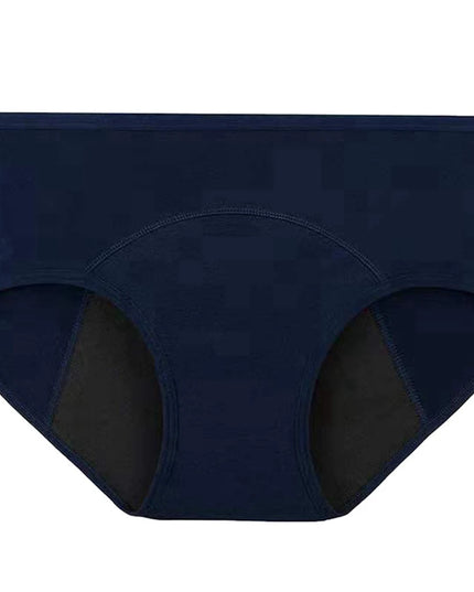 Breathable Cotton Menstrual Panties for Women - Low Waist Period Underwear