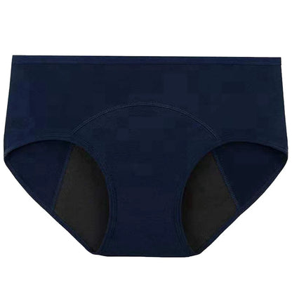 Breathable Cotton Menstrual Panties for Women - Low Waist Period Underwear
