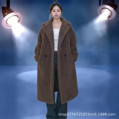 Women's Faux Fur Coat - Long, Thick, Warm, Elegant Winter Coat for Women