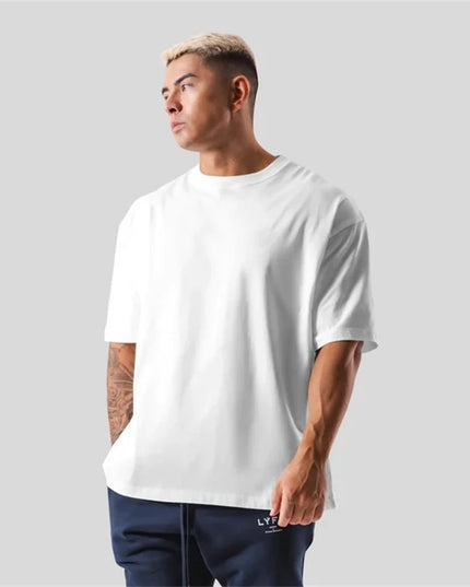 Men's Cotton Loose Fit Short Sleeve T-Shirt