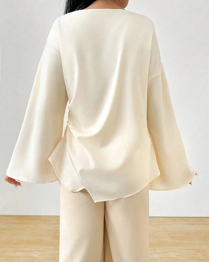 Women's Elegant Casual Thin Flared Blouse