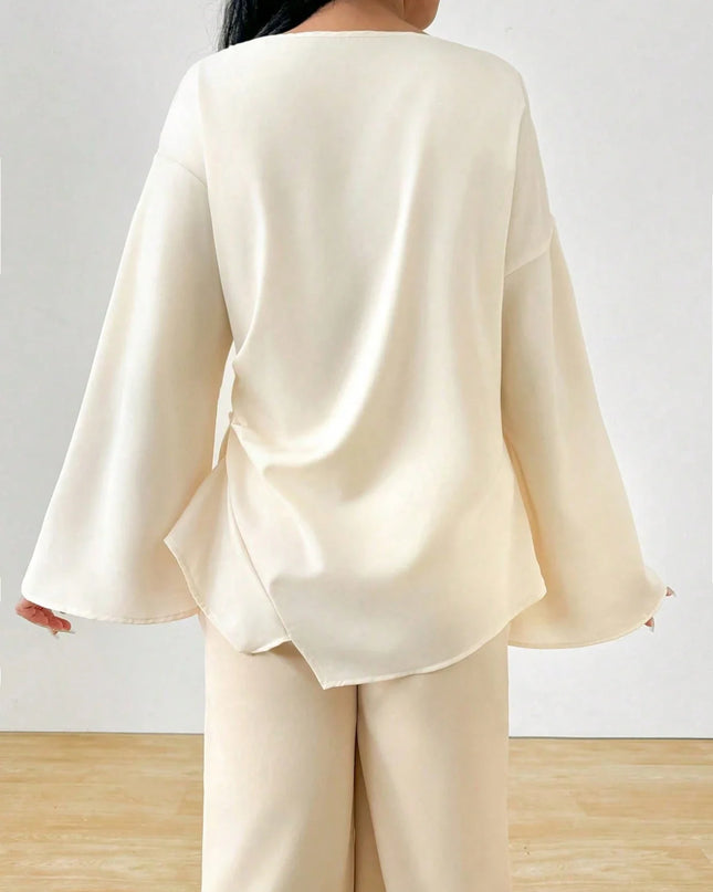 Women's Elegant Casual Thin Flared Blouse