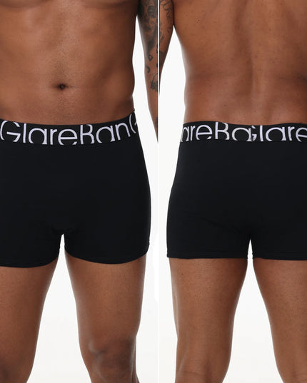 10-Pack Men’s Black Cotton Boxer Shorts