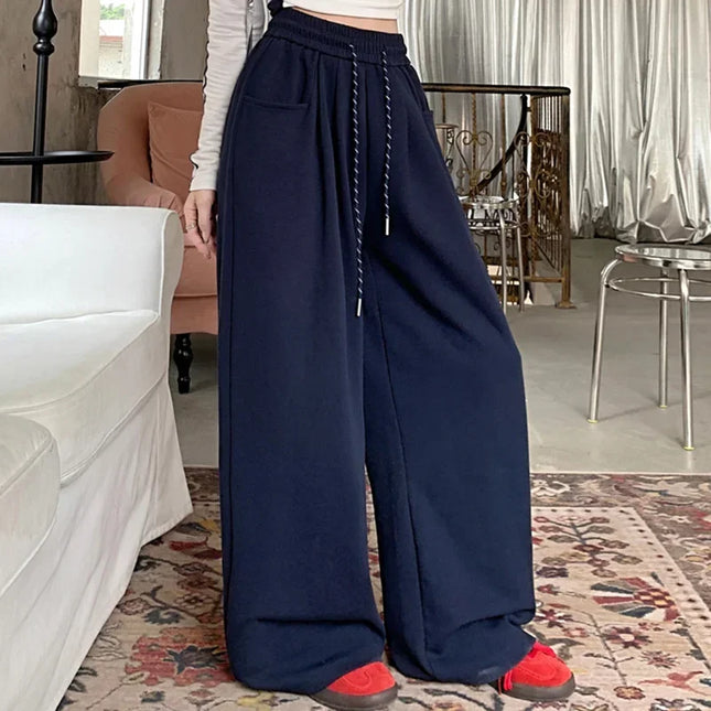 Women's Wide Leg Elastic Waist Sweatpants