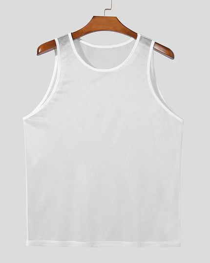 Men's Mesh Knit Tank Top