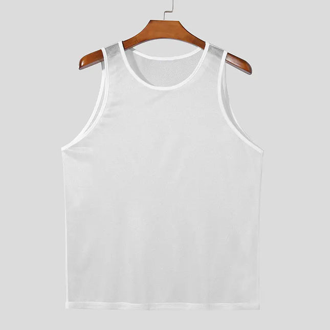 Men's Mesh Knit Tank Top