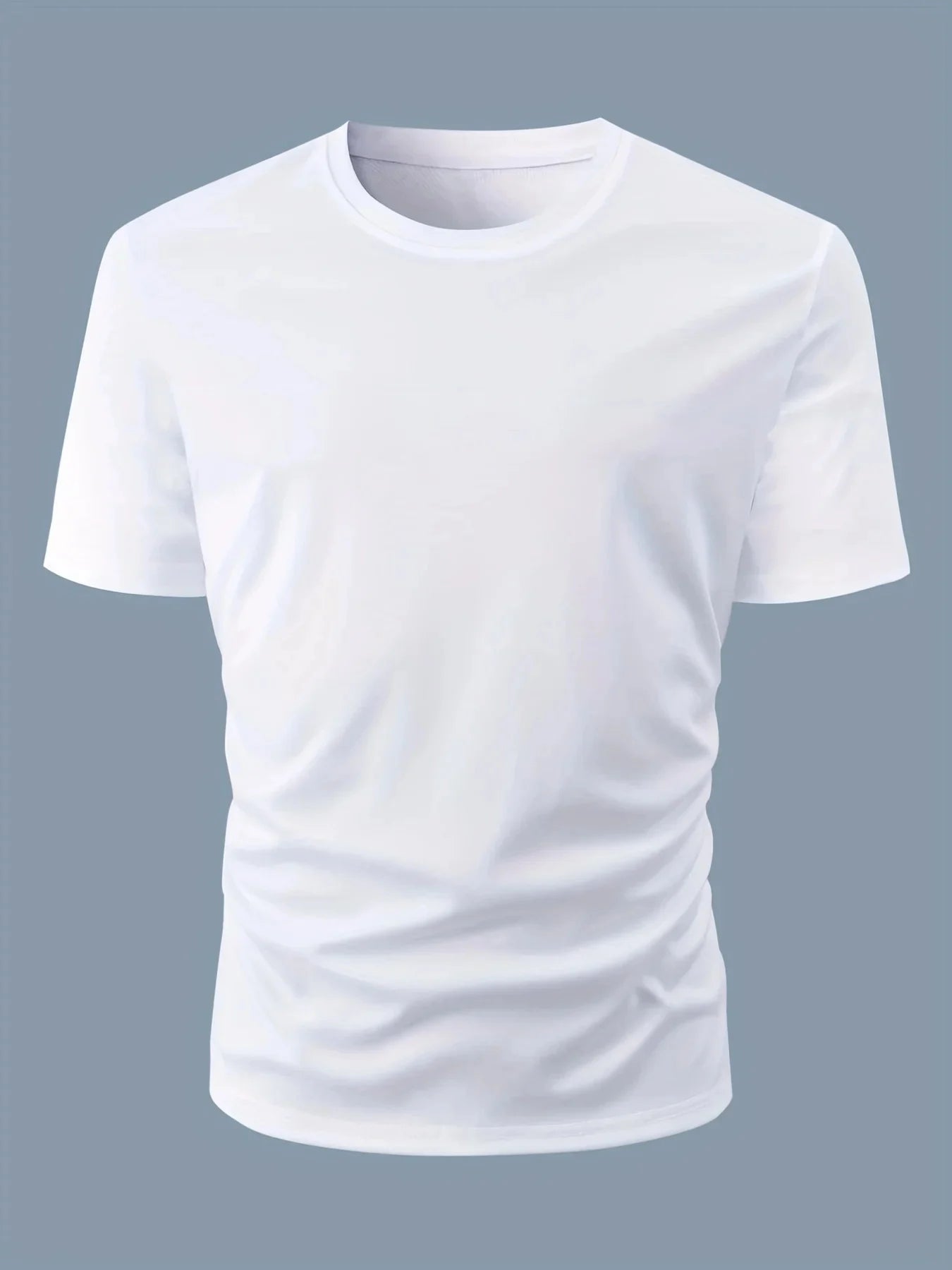 Men's Cotton Casual Sports T-Shirt with Dog First Print