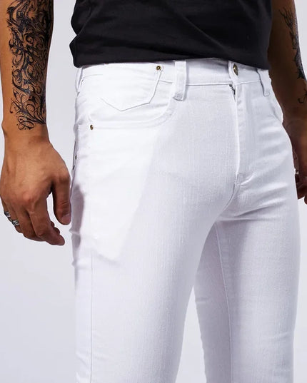 Men's Slim Fit Stretch Denim Jeans – Casual Straight-Leg Slim Fit