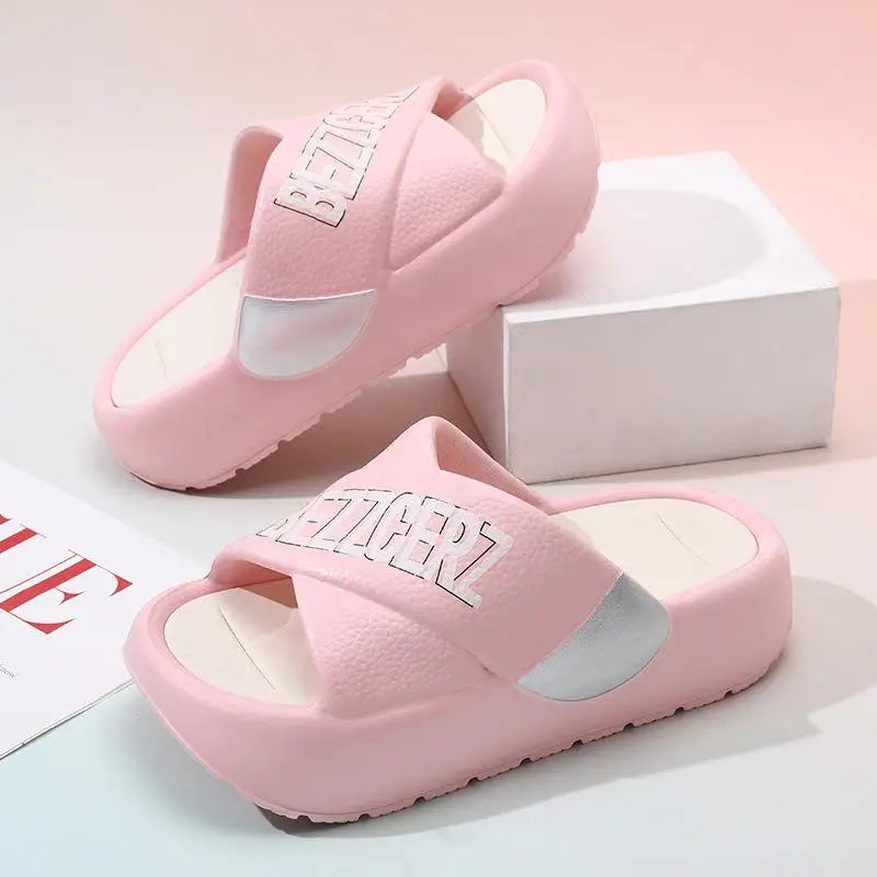 Women's High Heel EVA Slippers with Super Thick Sole