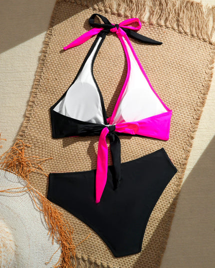 Women’s High-Waist Halter Bikini Set
