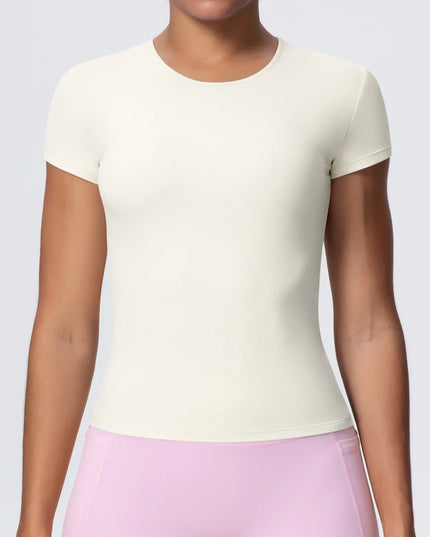 Women's Workout T-Shirt - Quick-Drying, Breathable, Slim Fit