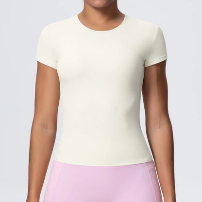 Women's Workout T-Shirt - Quick-Drying, Breathable, Slim Fit