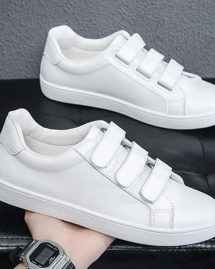 Men's Faux Leather Slip-On Sneakers