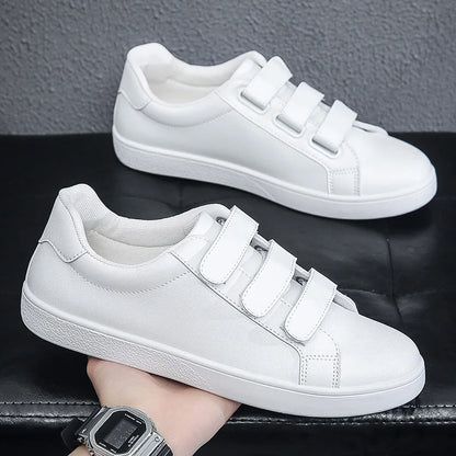 Men's Faux Leather Slip-On Sneakers