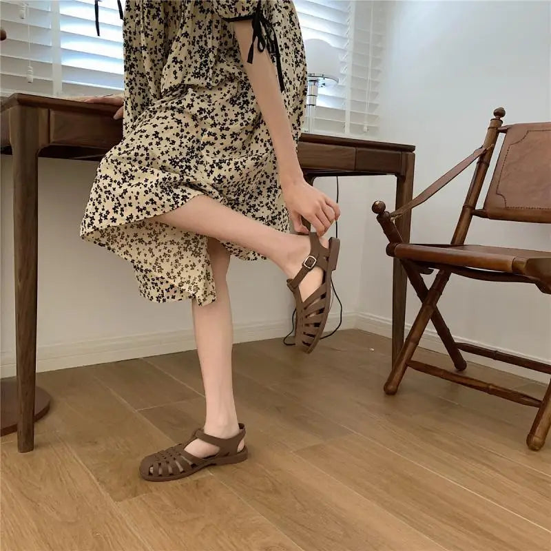 Women's Gladiator Style Summer PVC Sandals