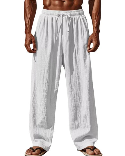 Men's Breathable Loose Fit Drawstring Casual Pants