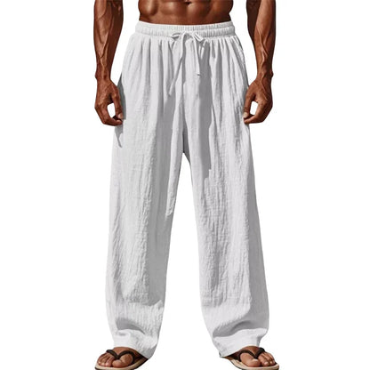 Men's Breathable Loose Fit Drawstring Casual Pants