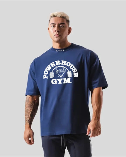 Power Gym Cotton Sports T-Shirt for Men – Loose Fit