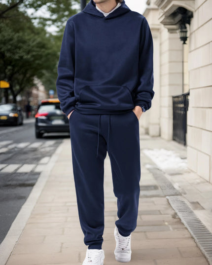 Men's Two-Piece Hoodie and Drawstring Jogger Set