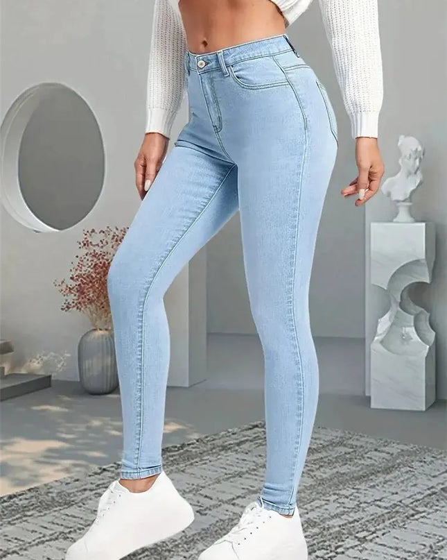 Women’s Stretch Skinny Jeans - Slim Fit Pencil & Straight Leg