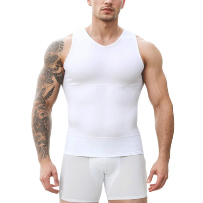 Men's Slim Fit V-Neck Shapewear Vest