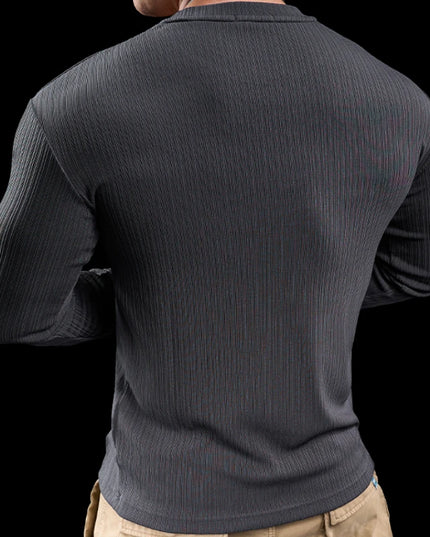 Men's Slim Fit Long Sleeve Sweater