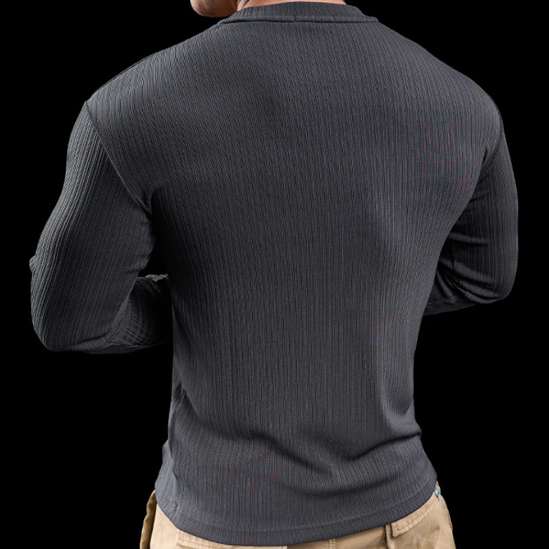 Men's Slim Fit Long Sleeve Sweater