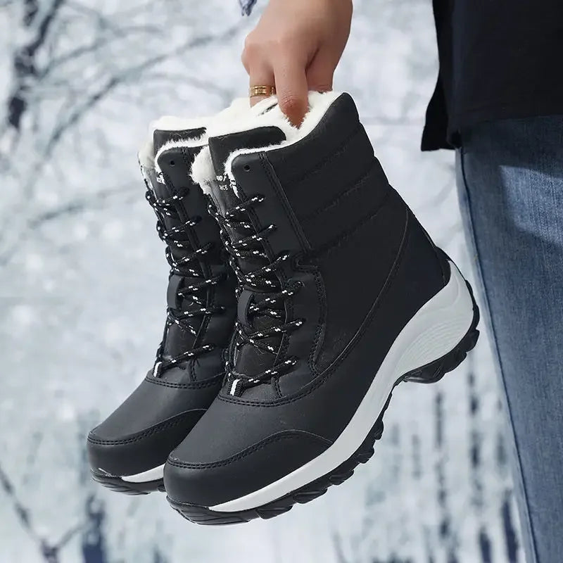 Women's Non-Slip Fur-Lined Ankle Boots 