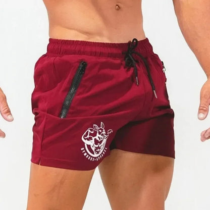 Men's Sports Shorts with Drawstring Elastic Waist
