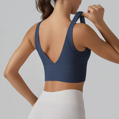 Women's Push-Up Sports Bra for Fitness, Running, and Gym Activities