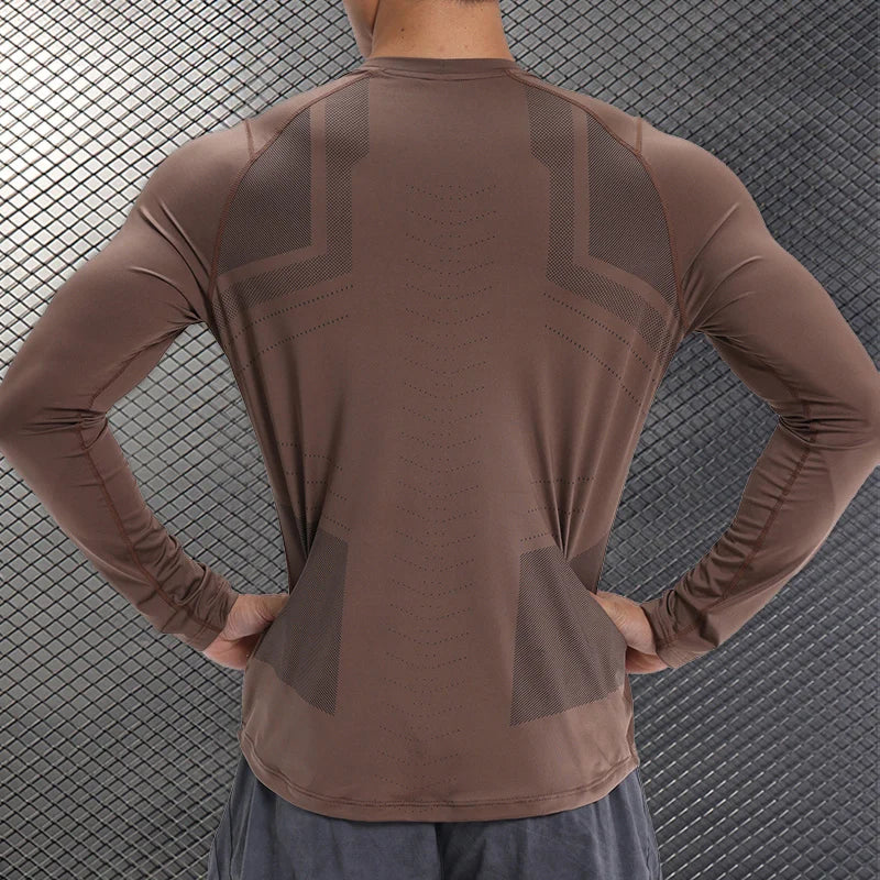 Men's Compression Slim Fit Long Sleeve Sweater