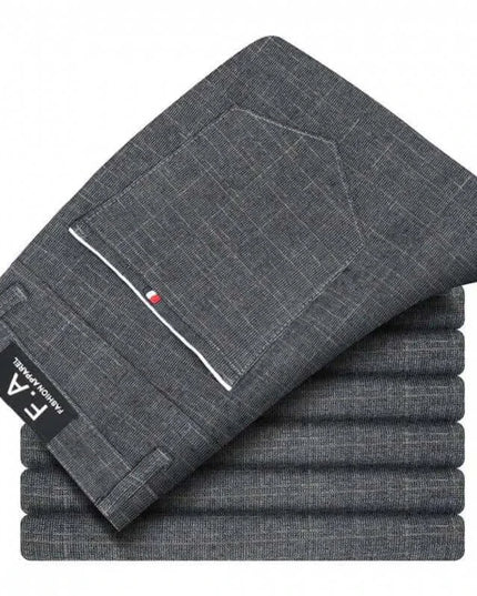 Men's Slim Fit Stretch Cotton Casual Pants