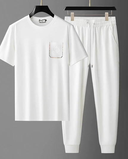Men's 2-Piece T-Shirt and Drawstring Sweatpants Set