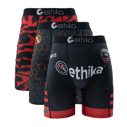 ETHIKA Men's 3-Pack Breathable Boxer Briefs