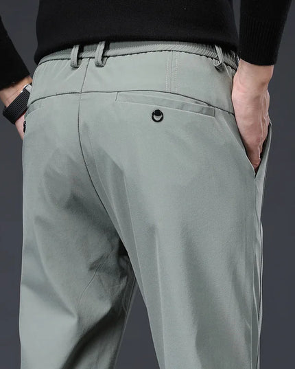 Men's High-Quality Elastic Breathable Trousers - Various Colors