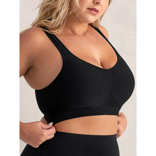 Women's Comfortable Wireless Shaper Bra with Removable Pads
