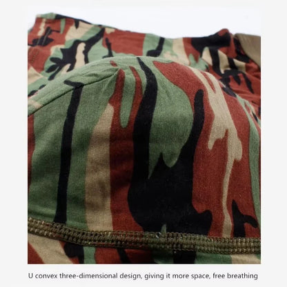 Men's Camo Cotton Boxer Briefs – 4 Pack Comfortable Mens Underwear