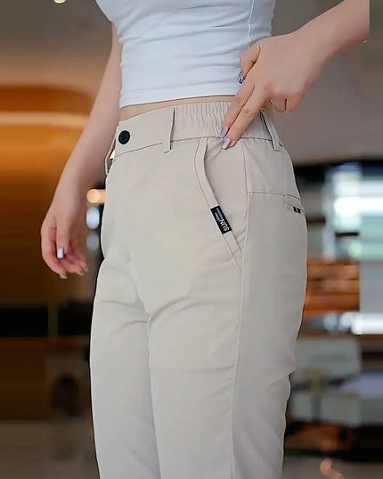 Men's Straight-Leg Slim Fit Breathable Casual Pants