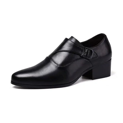 Men's Genuine Leather Dress Shoes – Pointed Toe Leather Shoes for Men