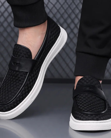 Men's Slip-On Loafers with Soft Sole and Anti-Slip Design