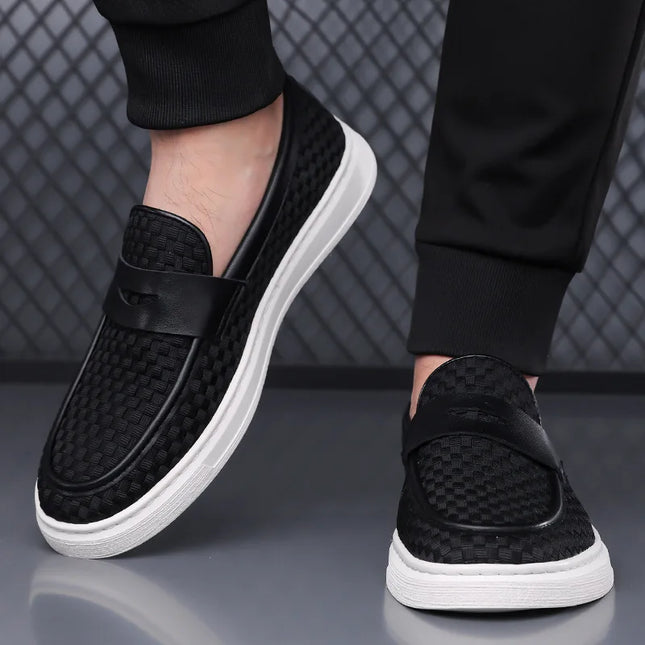 Men's Slip-On Loafers with Soft Sole and Anti-Slip Design