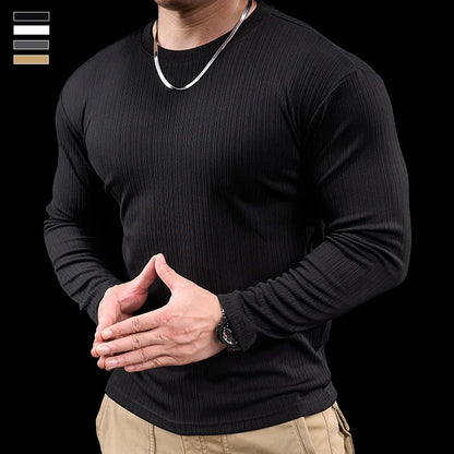 Men's Slim Fit Long Sleeve Sweater