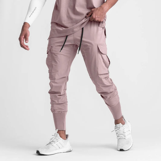 Men's Thin, Loose-Fit, Quick-Drying Stretch Sweatpants – Comfortable & Breathable Athletic Joggers