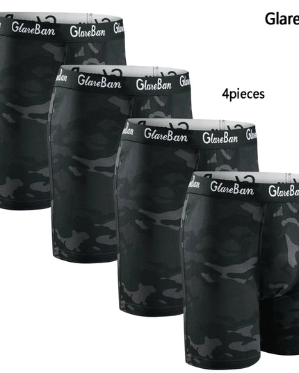 4-Piece Set of Mid-Length Men’s Boxer Shorts
