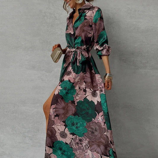 Floral Print Half Sleeve Dress for Women - Stylish and Trendy Dress