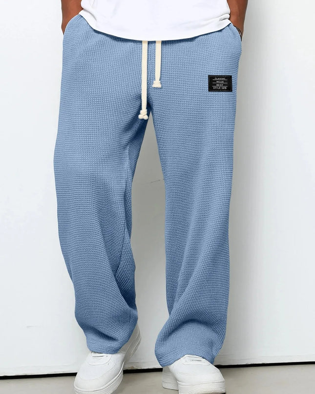 Men's Loose-Fit Wide-Leg Casual Sweatpants