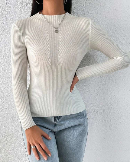 Women's Slim Fit Long Sleeve Turtleneck Sweater