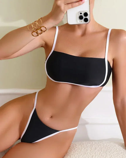 Mini Micro Thong Bikini for Women – Two-Piece Swimsuit