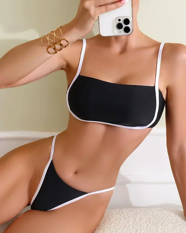 Mini Micro Thong Bikini for Women – Two-Piece Swimsuit